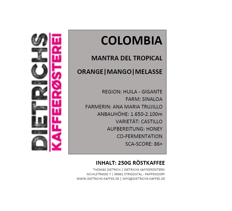 COLOMBIA MANTRA DEL TROPICAL